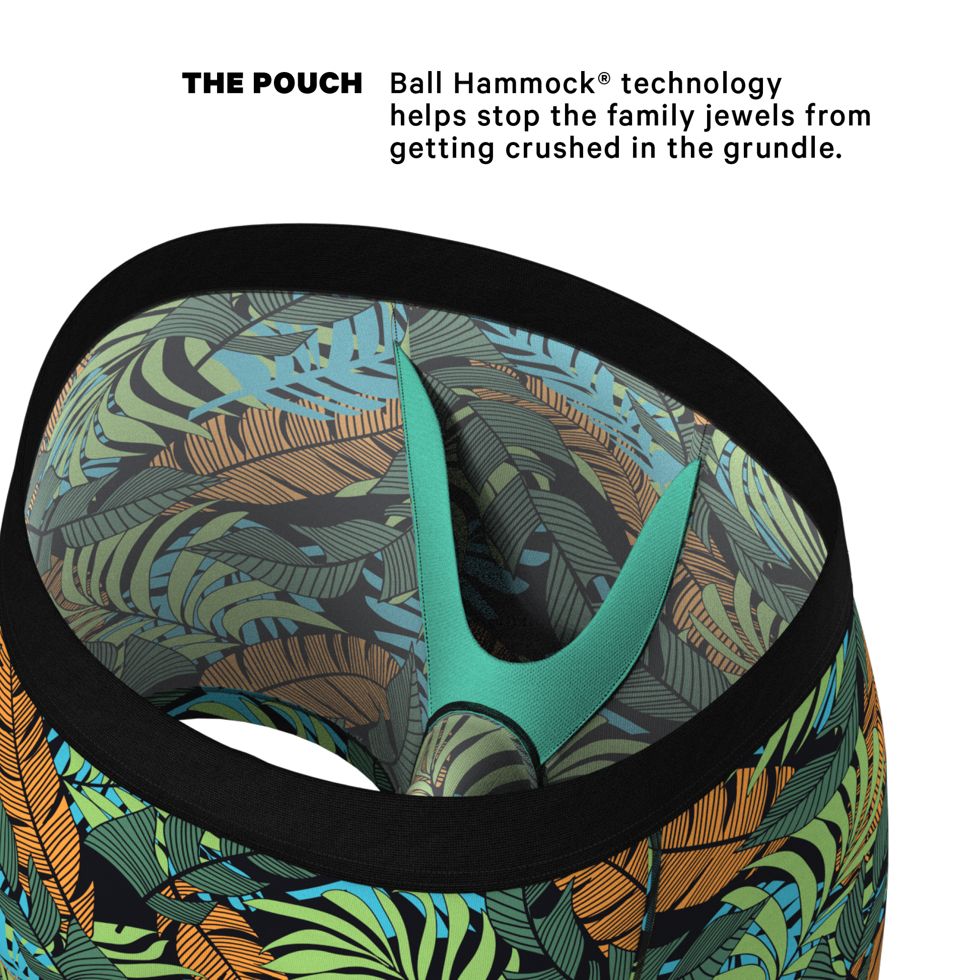  The Botanist | Tropical Leaves Ball Hammock® Pouch Underwear