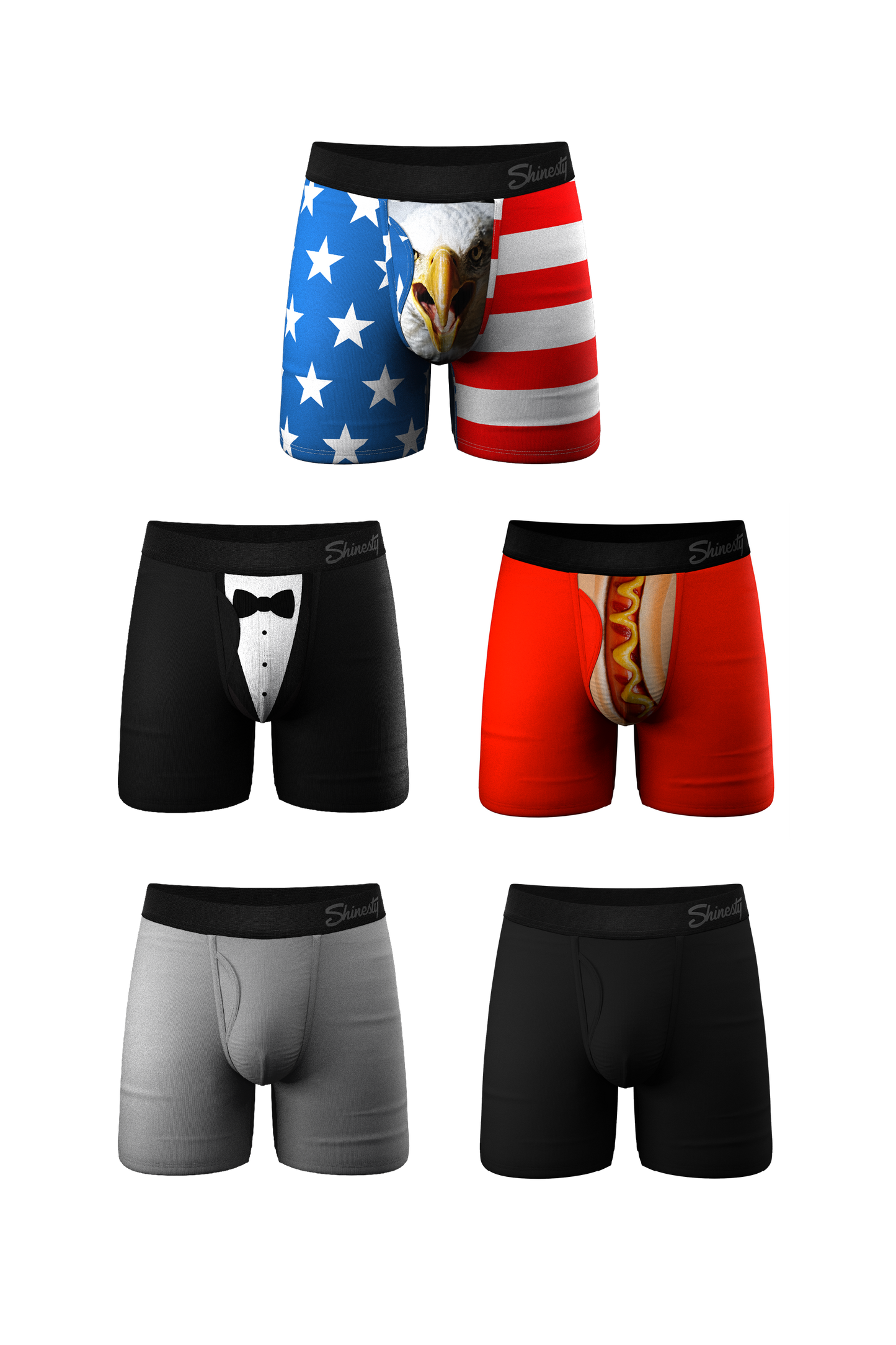  The Bread Winners | Ball Hammock® Pouch Boxer Briefs With Fly 5 Pack