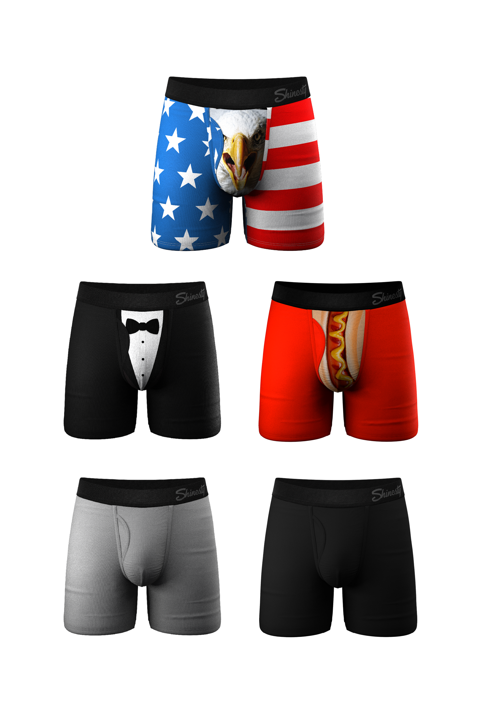  The Bread Winners | Ball Hammock® Pouch Boxer Briefs With Fly 5 Pack