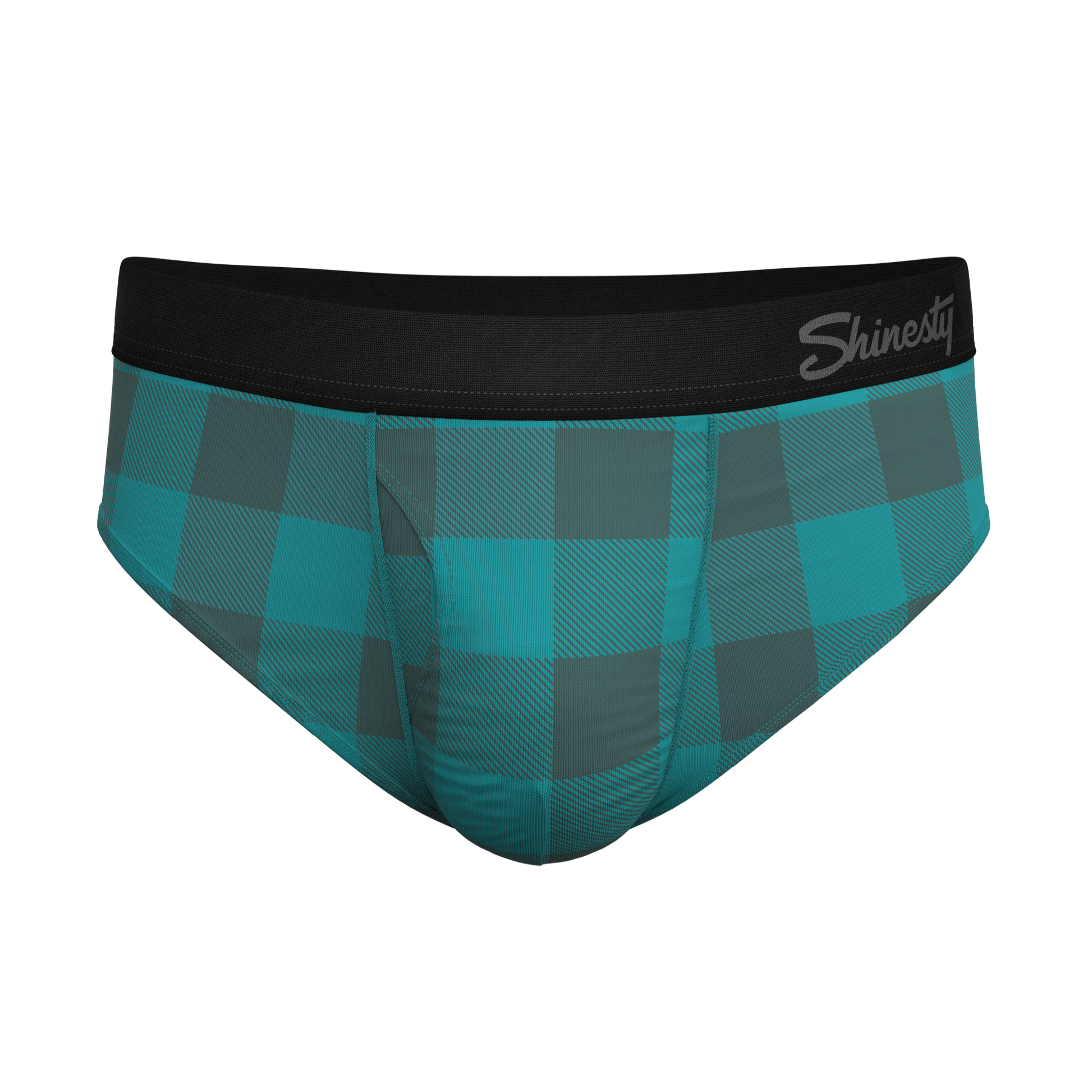  The Plaid And Simple | Green Buffalo Check Ball Hammock® Pouch Underwear Briefs