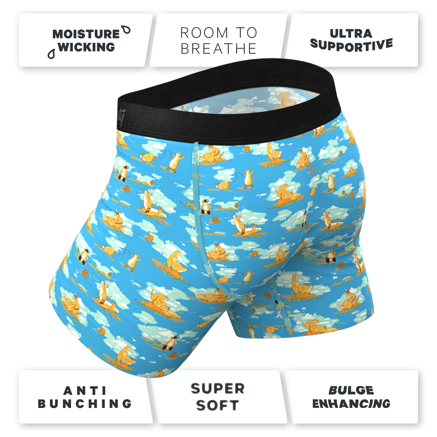  The Brokeback Mounted | Prairie Dog Ball Hammock® Pouch Underwear With Fly