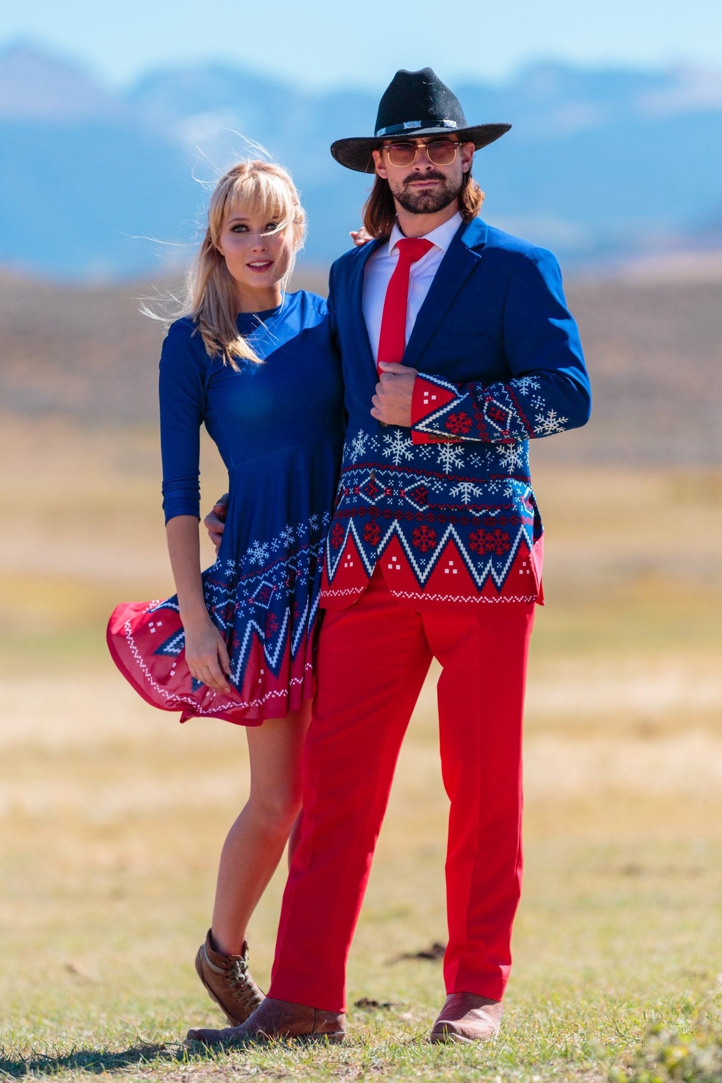  The Nordic Gentleman | Navy Fair Isle Ugly Christmas Suit