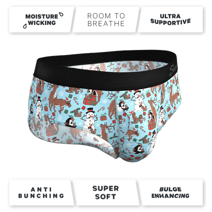  The Christmas Key Party | Christmas Characters Ball Hammock® Pouch Underwear Briefs