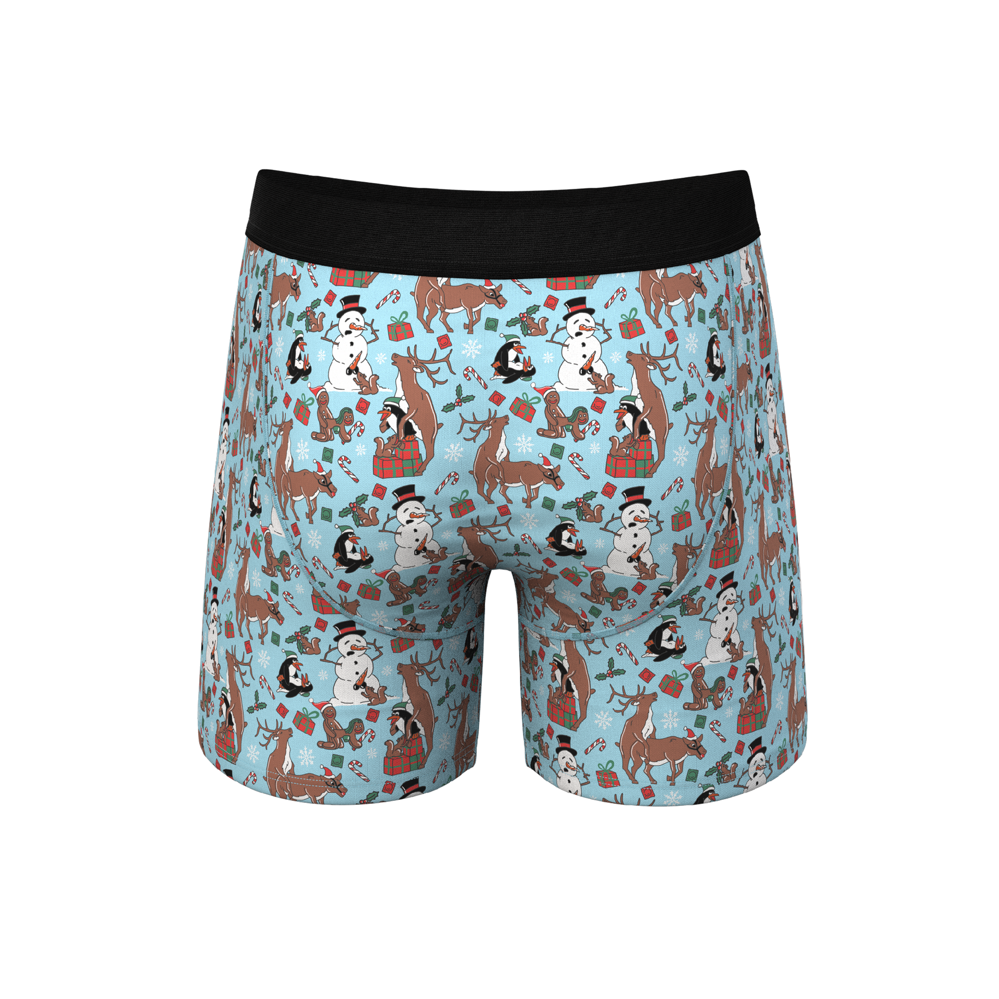  The Christmas Key Party | Christmas Characters Ball Hammock® Pouch Underwear With Fly