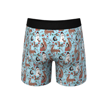  The Christmas Key Party | Christmas Characters Ball Hammock® Pouch Underwear With Fly