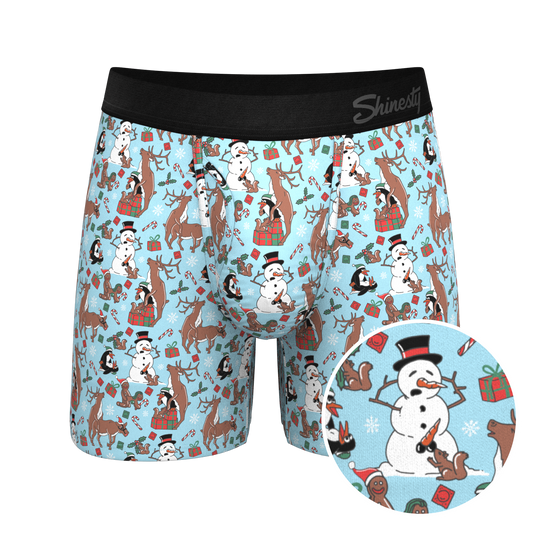  The Christmas Key Party | Christmas Characters Ball Hammock® Pouch Underwear With Fly