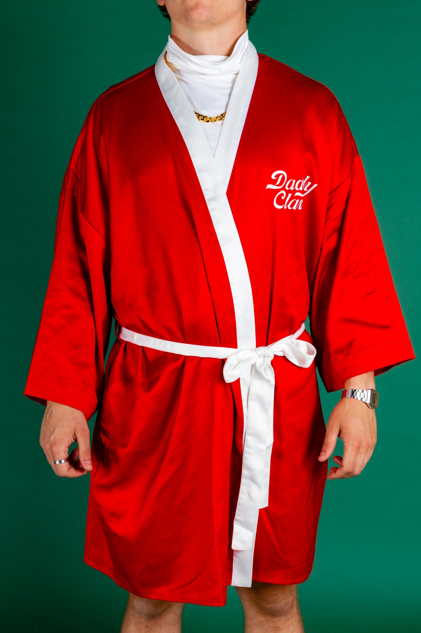  The Daddy Claus | Red Santa Christmas Kimono