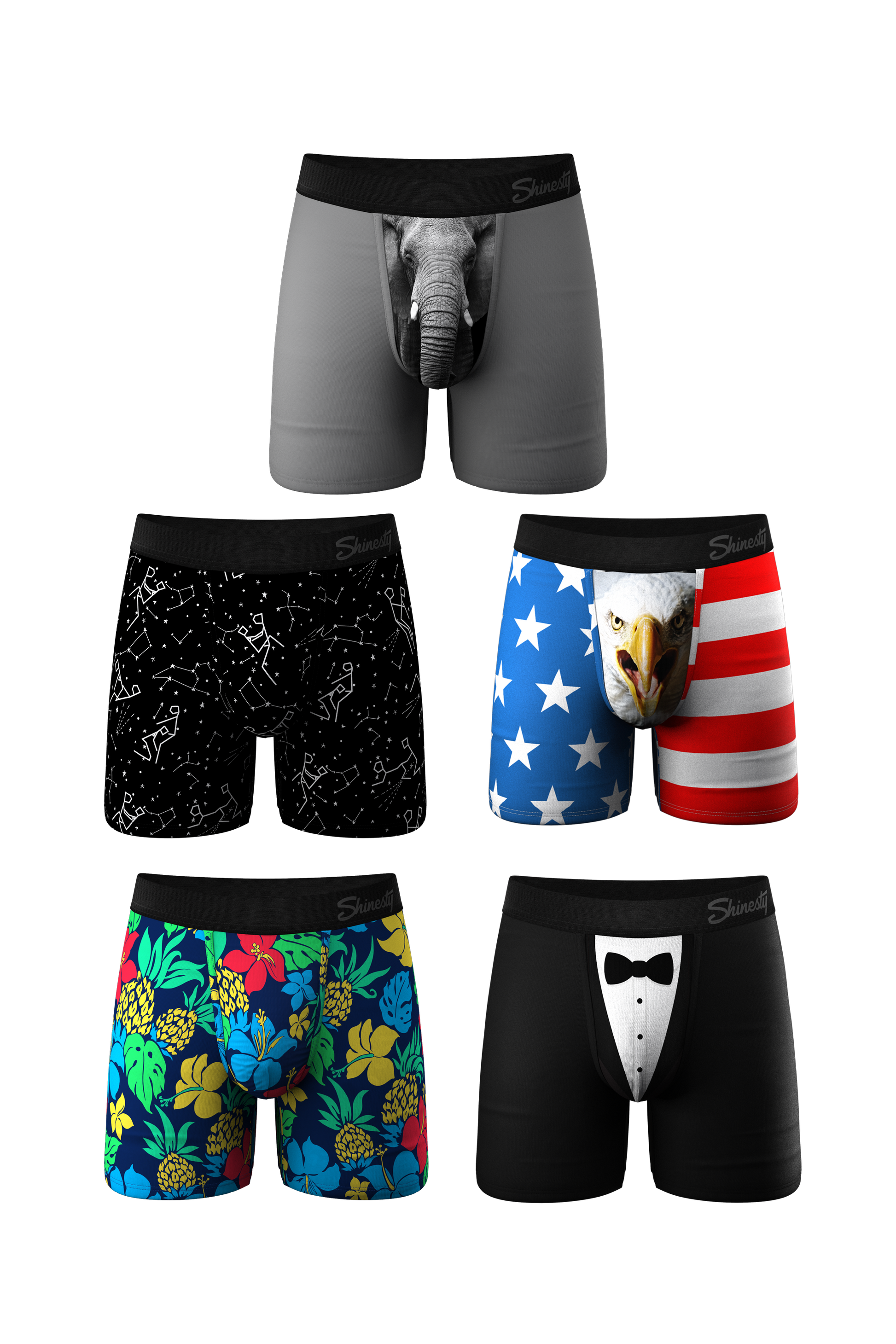 The Crowd Pleaser | Ball Hammock® Boxer Brief 5 Pack