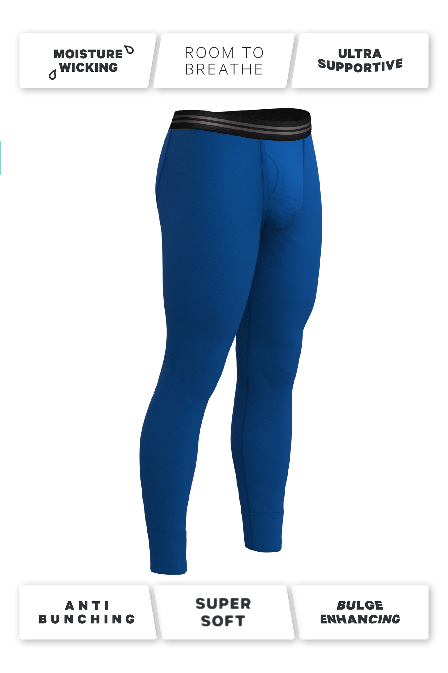  The Crown Jewels | Royal Blue Ball Hammock® Long Johns | Pre-Order | Ships Mid-December 2023