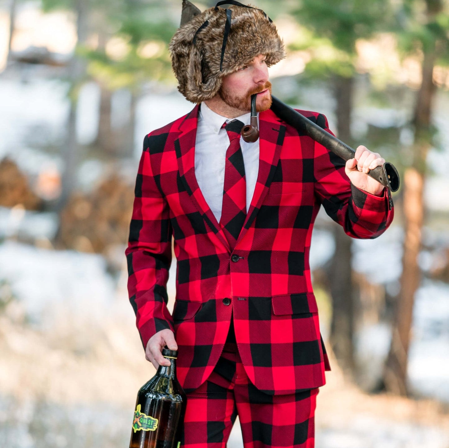  The Red & Black Lumberjack | Buffalo Check Suit