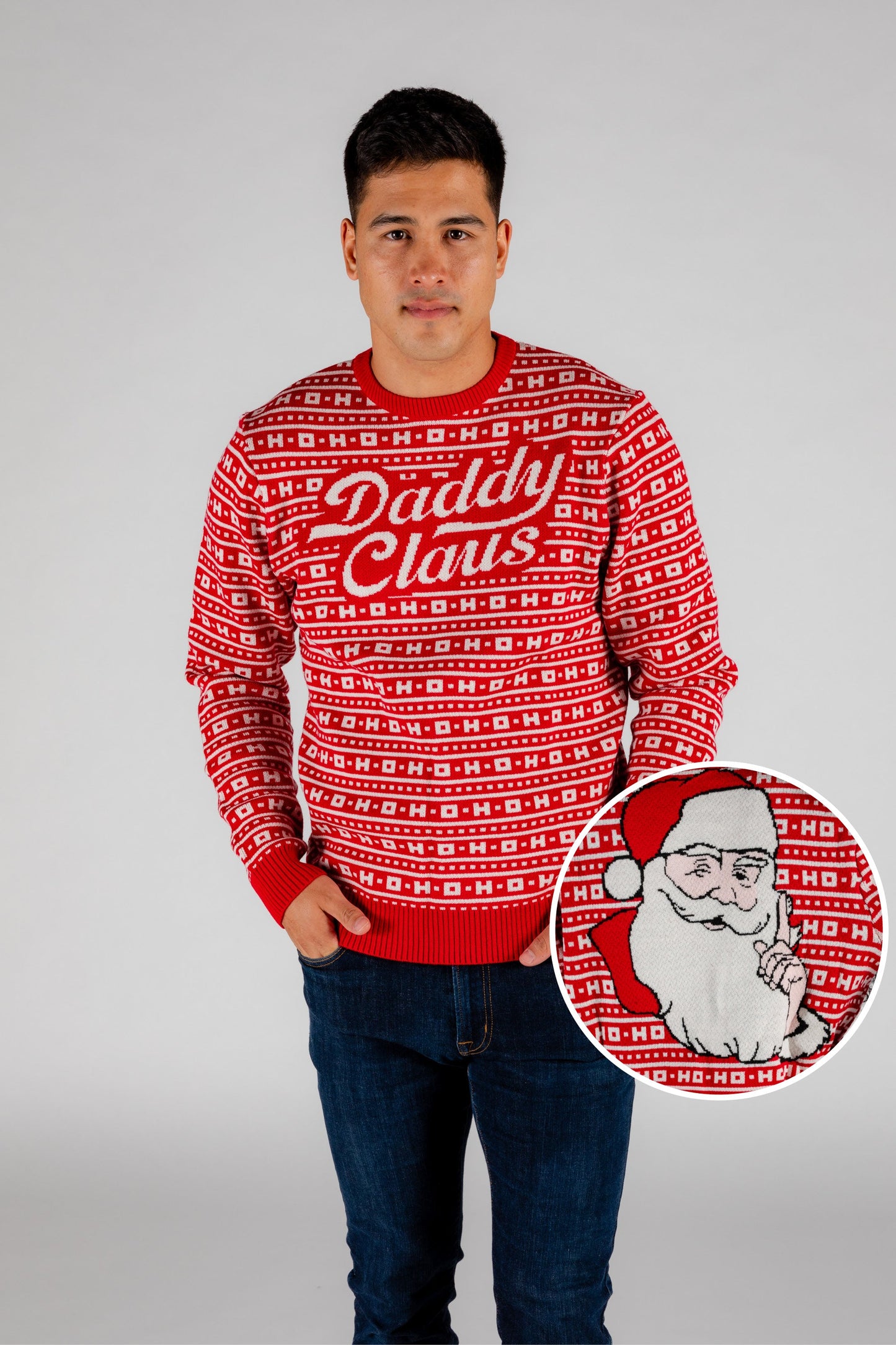  The Daddy Claus | Santa Ugly Christmas Sweater