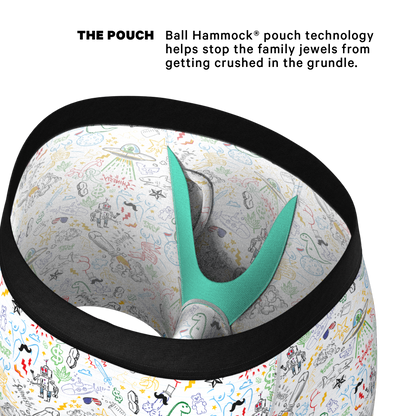  The Daily Detention | Doodle Ball Hammock® Pouch Underwear With Fly