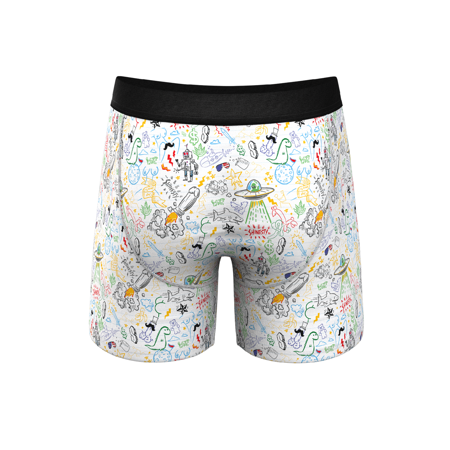  The Daily Detention | Doodle Ball Hammock® Pouch Underwear With Fly