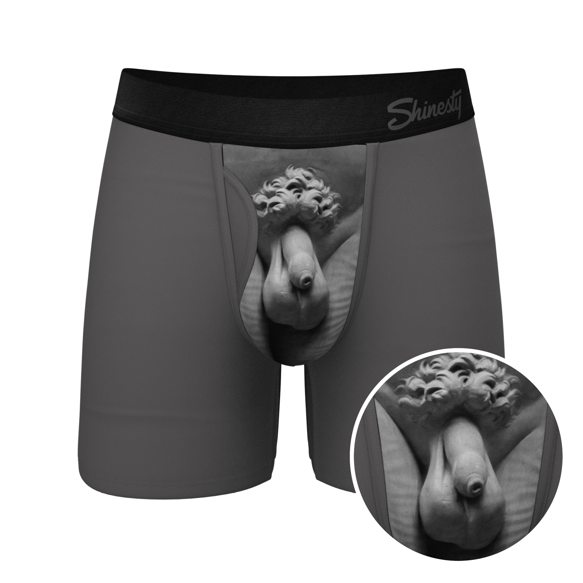  The David's Goliath | Marble Statue Ball Hammock® Pouch Underwear With Fly