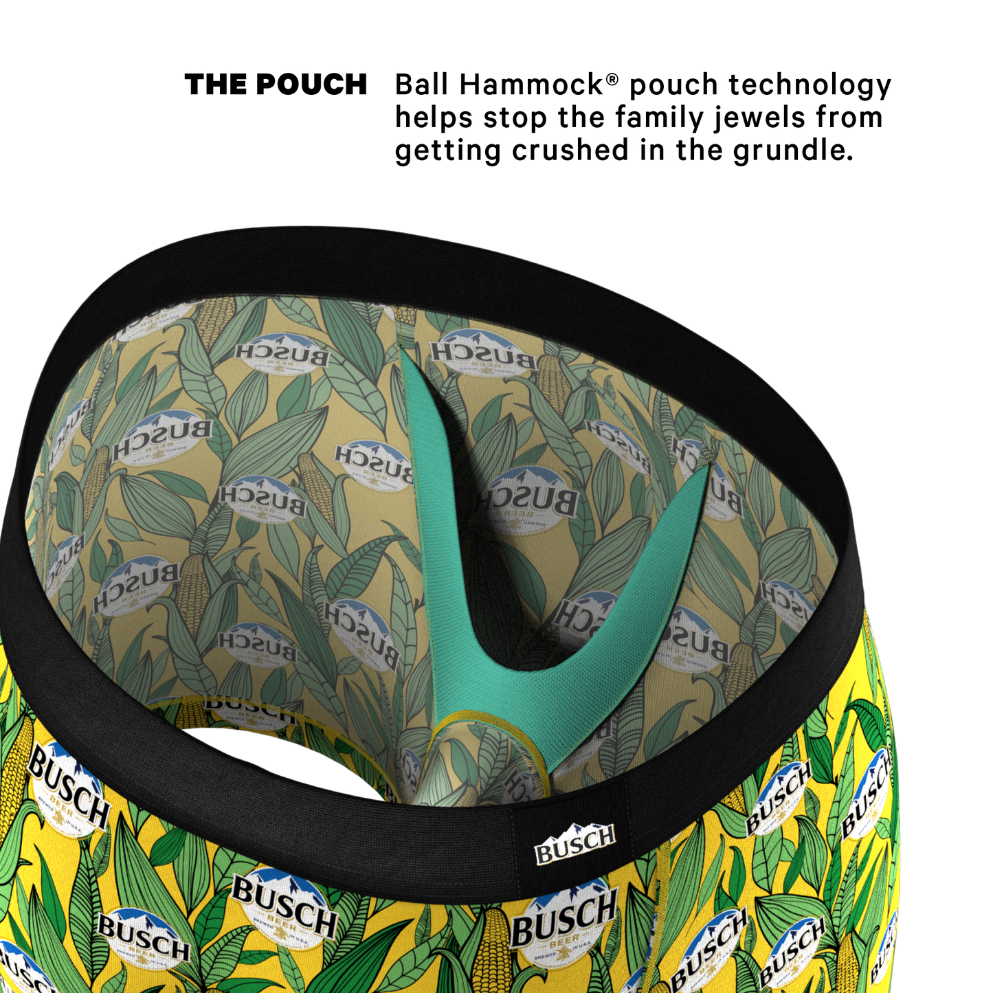  The Down To Shuck | Official Busch Light Corn Ball Hammock® Pouch Underwear