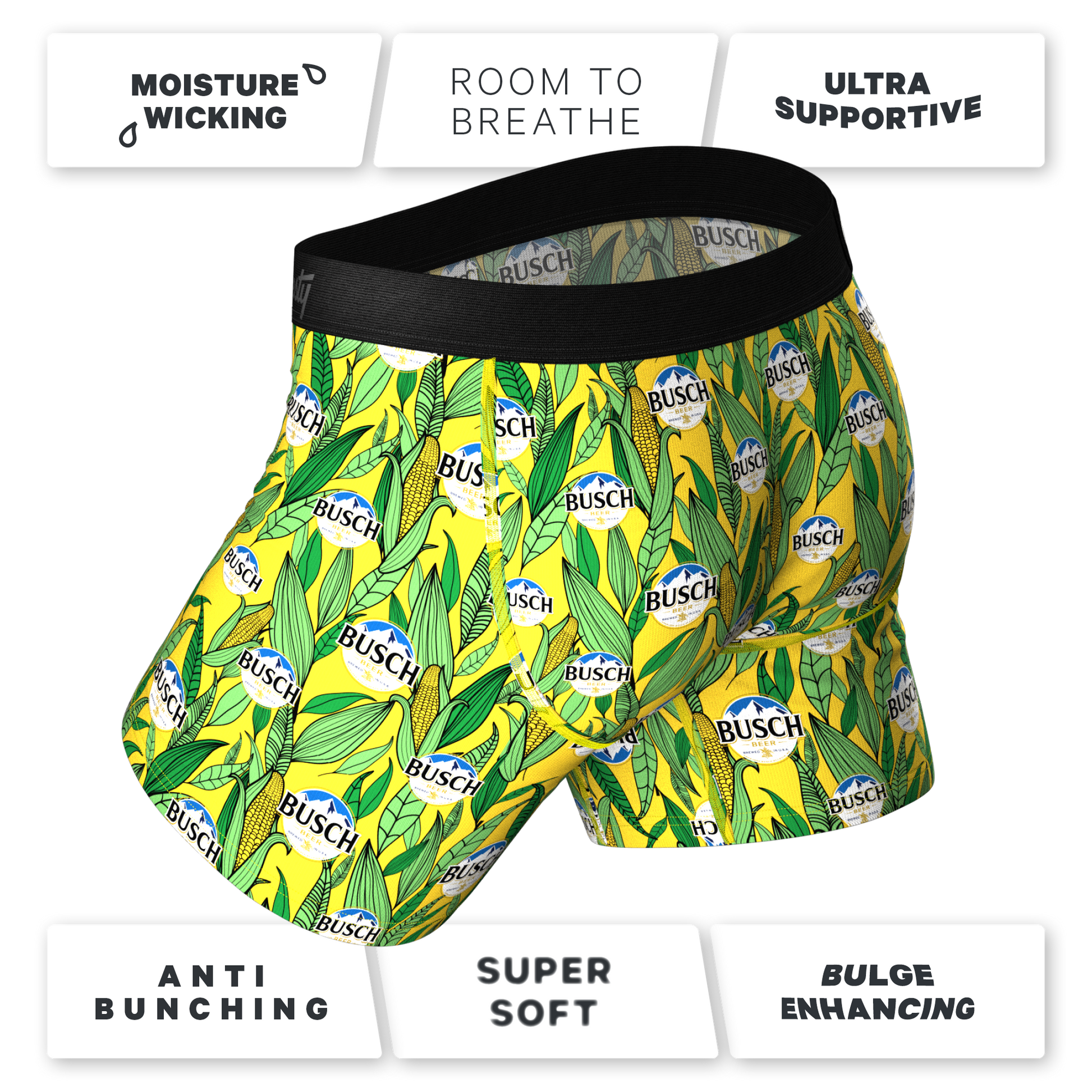  The Down To Shuck | Official Busch Light Corn Ball Hammock® Pouch Underwear