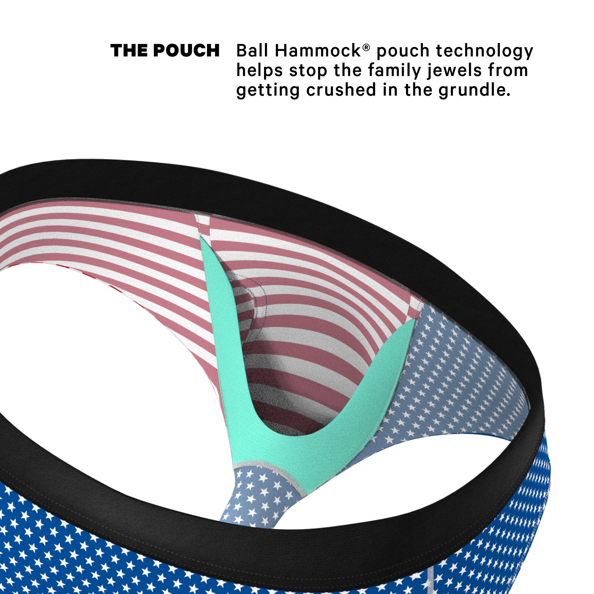  The Ellis Island | USA Flag Ball Hammock® Pouch Underwear Briefs