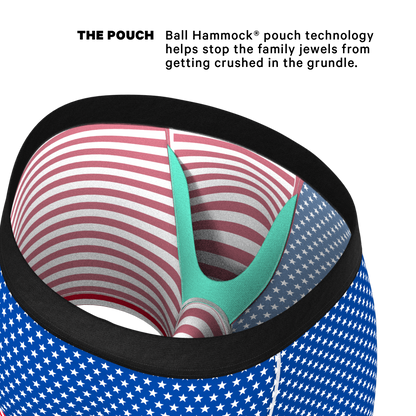  The Ellis Island | USA Flag Ball Hammock® Pouch Underwear