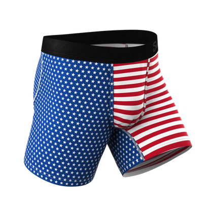 The Ellis Island | USA Flag Ball Hammock® Pouch Underwear