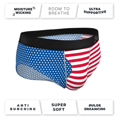  The Ellis Island | USA Flag Ball Hammock® Pouch Underwear Briefs