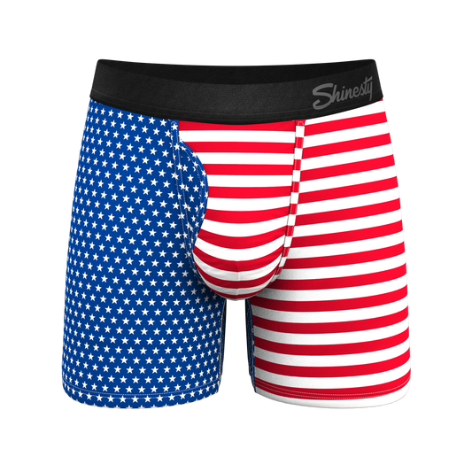  The Ellis Island | USA Flag Ball Hammock® Pouch Underwear With Fly