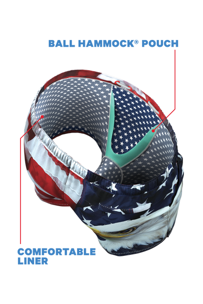  The Emblem | USA Eagle Ball Hammock® Pouch 5" Swim Trunks