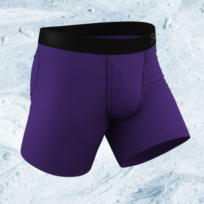  The Emperor | Dark Purple ParadICE™ Cooling Ball Hammock® Pouch Underwear