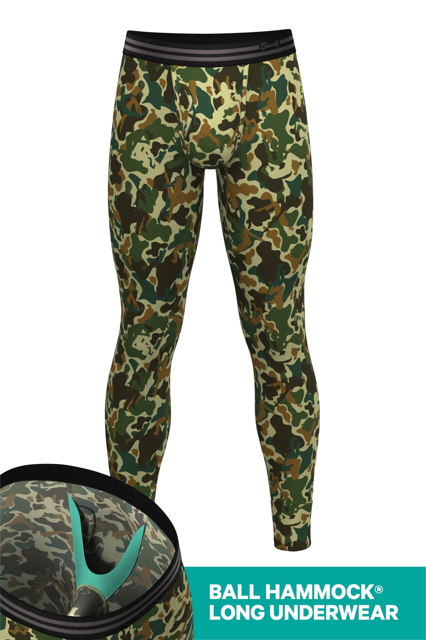  The Forni Camo | Camouflage Ball Hammock® Long Johns