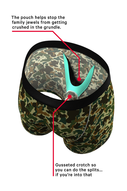  The Forni Camo | Camouflage Ball Hammock® Pouch Underwear