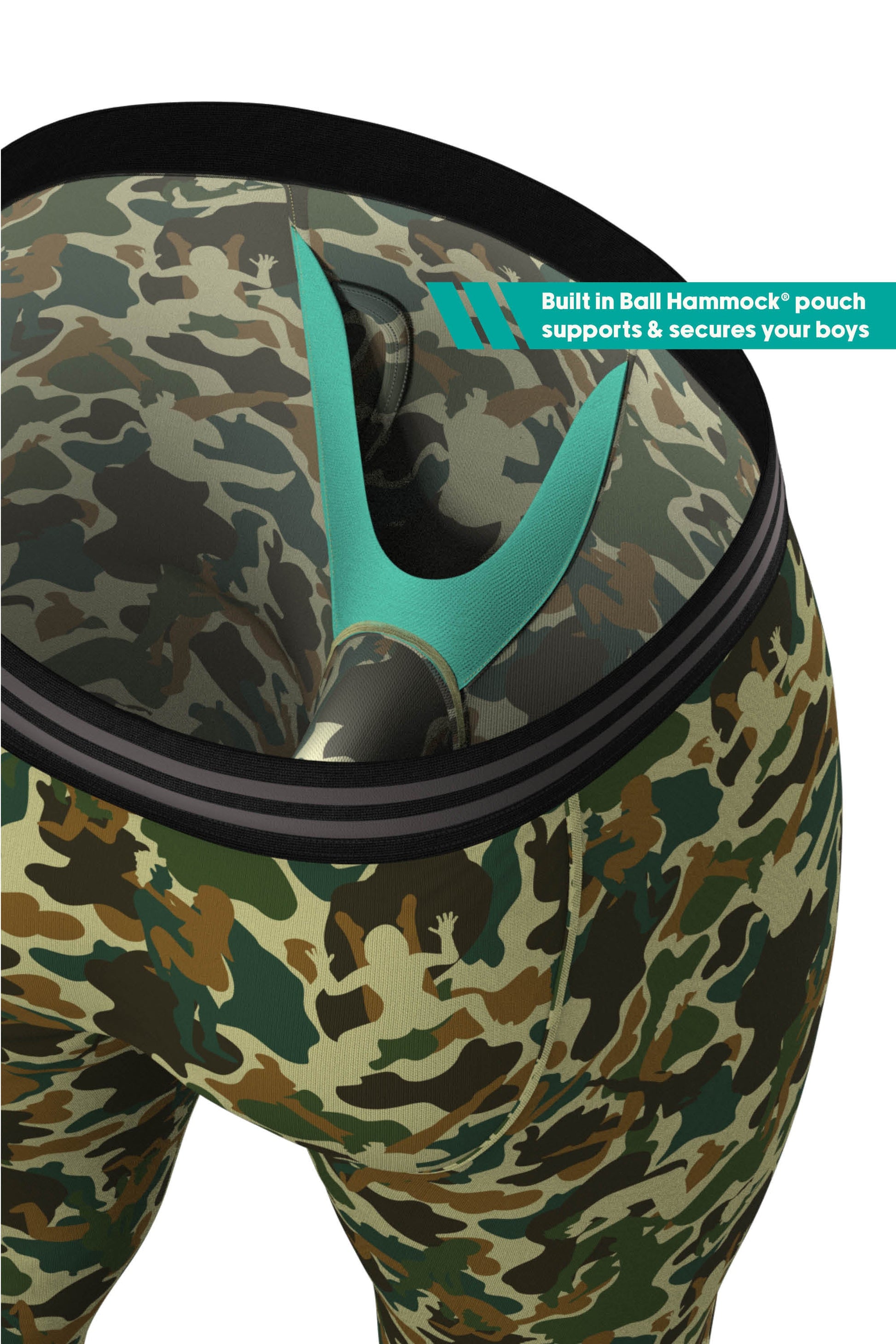  The Forni Camo | Camouflage Ball Hammock® Long Johns