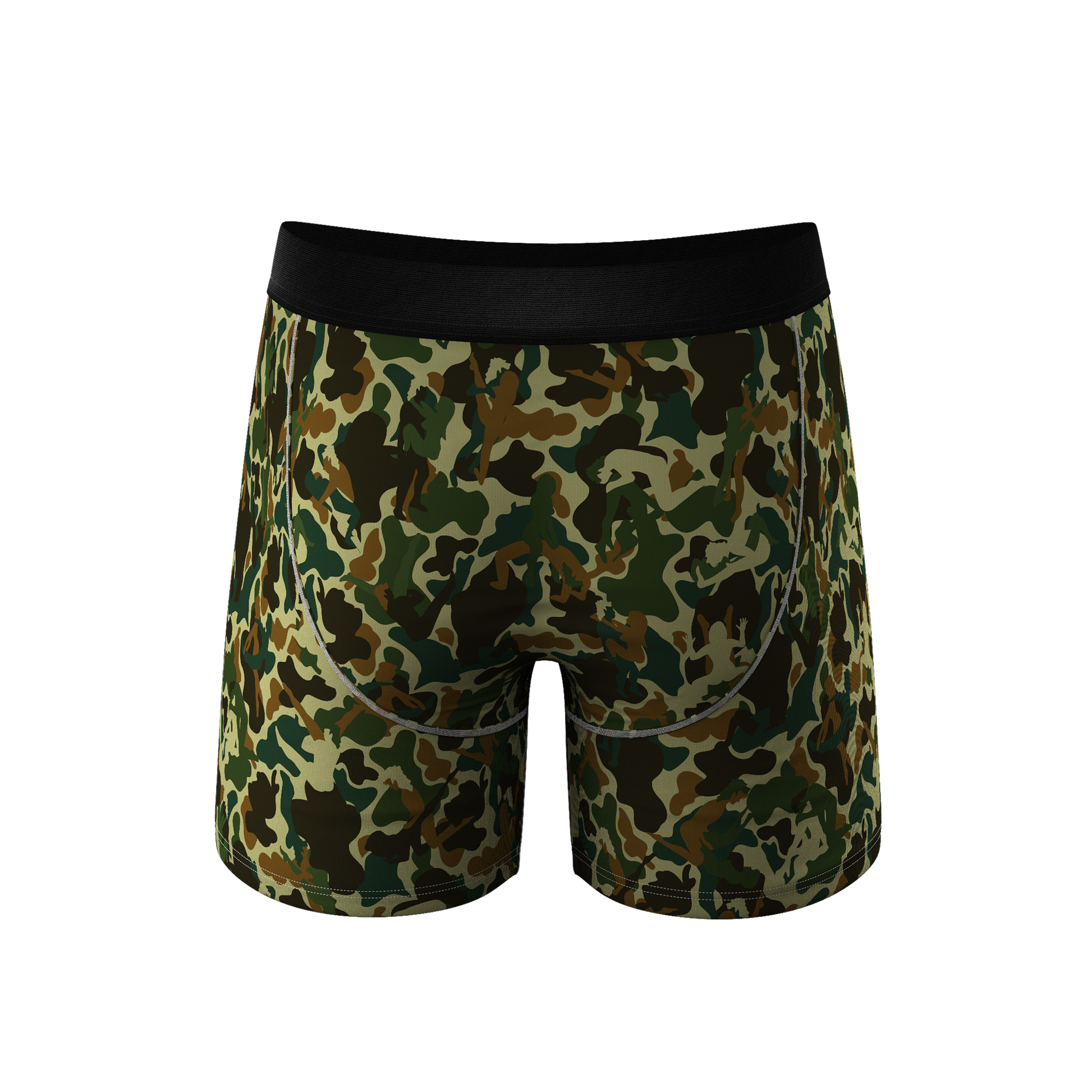  The Forni Camo | Camouflage Ball Hammock® Boxer Briefs With Fly
