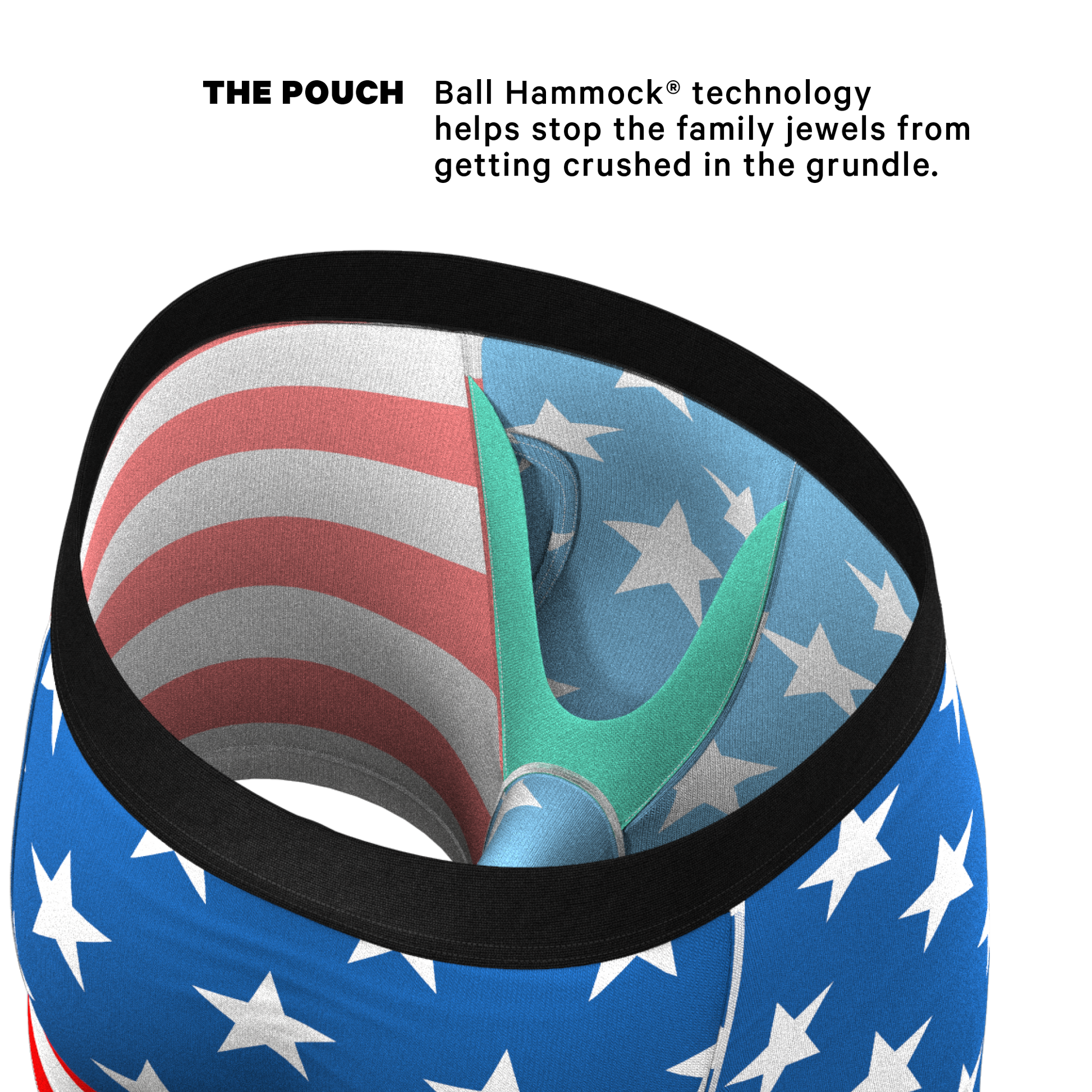  The Fourth Of July | Ball Hammock® Pouch Underwear With Fly 3 Pack