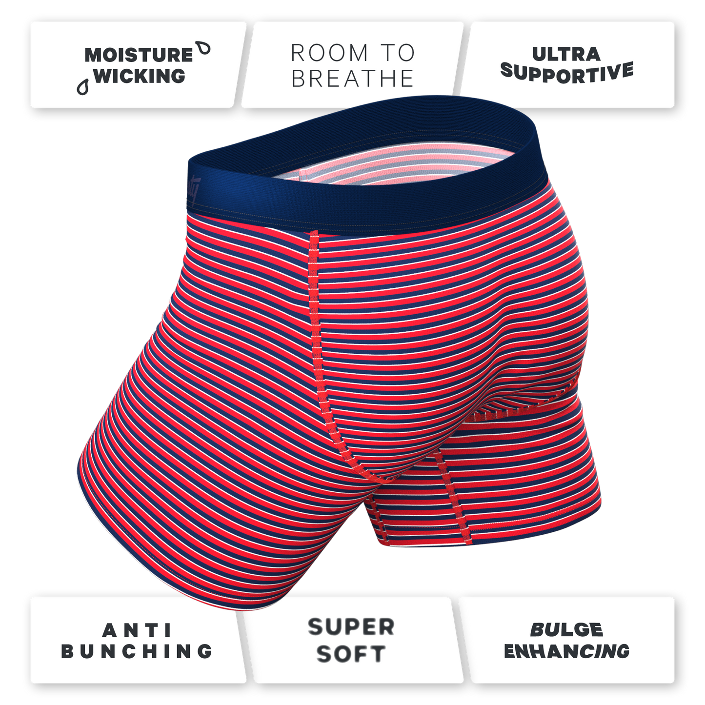  The Fourth Of July | Ball Hammock® Pouch Underwear With Fly 3 Pack