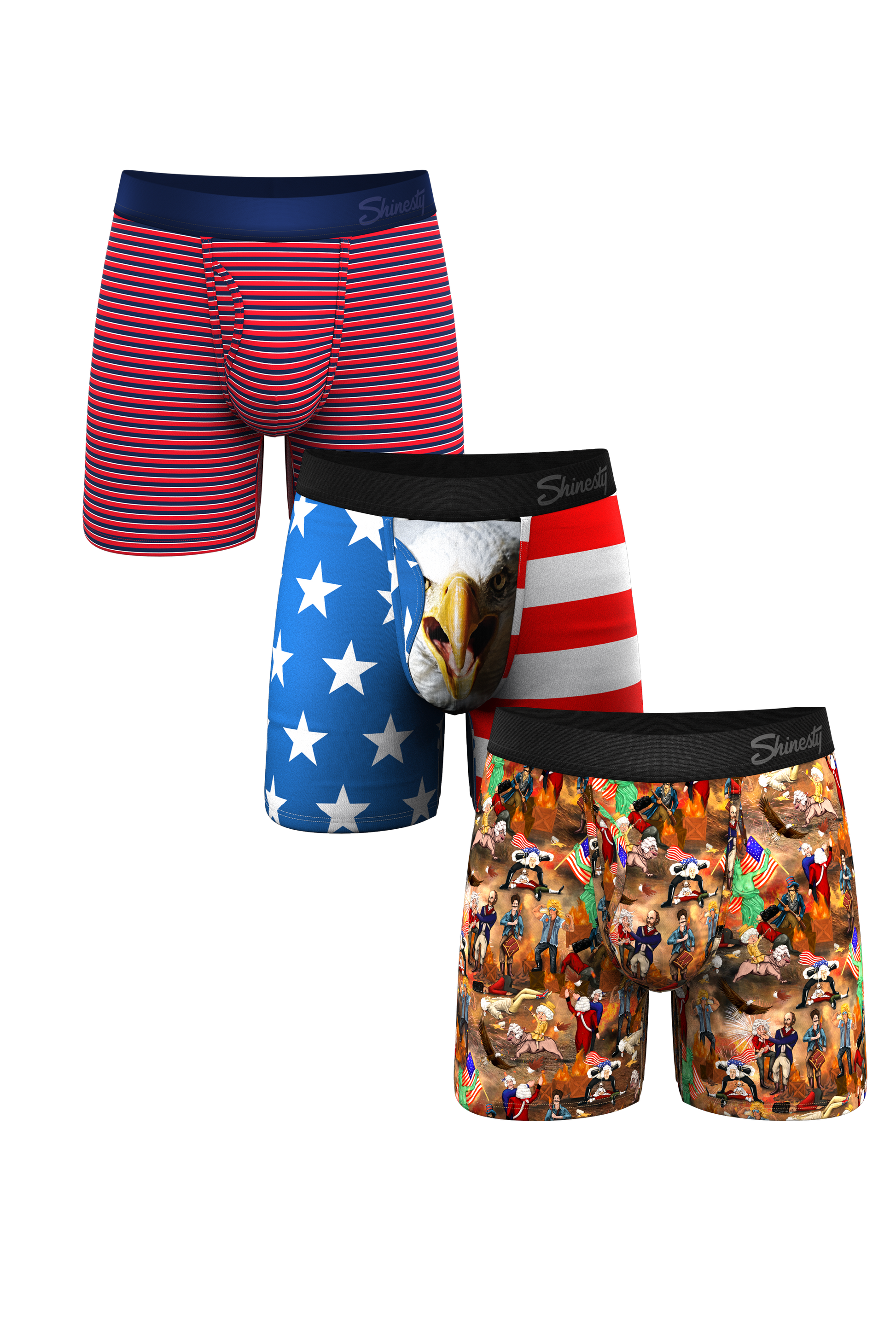  The Fourth Of July | Ball Hammock® Pouch Underwear With Fly 3 Pack