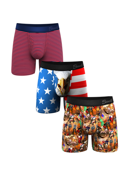  The Fourth Of July | Ball Hammock® Pouch Underwear With Fly 3 Pack