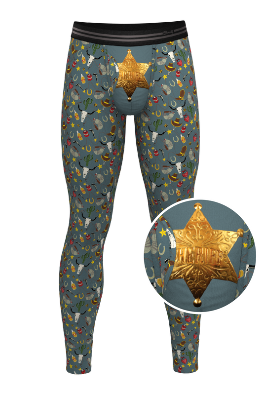  The Giddy Up | Sheriff Badge Ball Hammock® Long Johns | Pre-Order | Ships Mid-January 2024