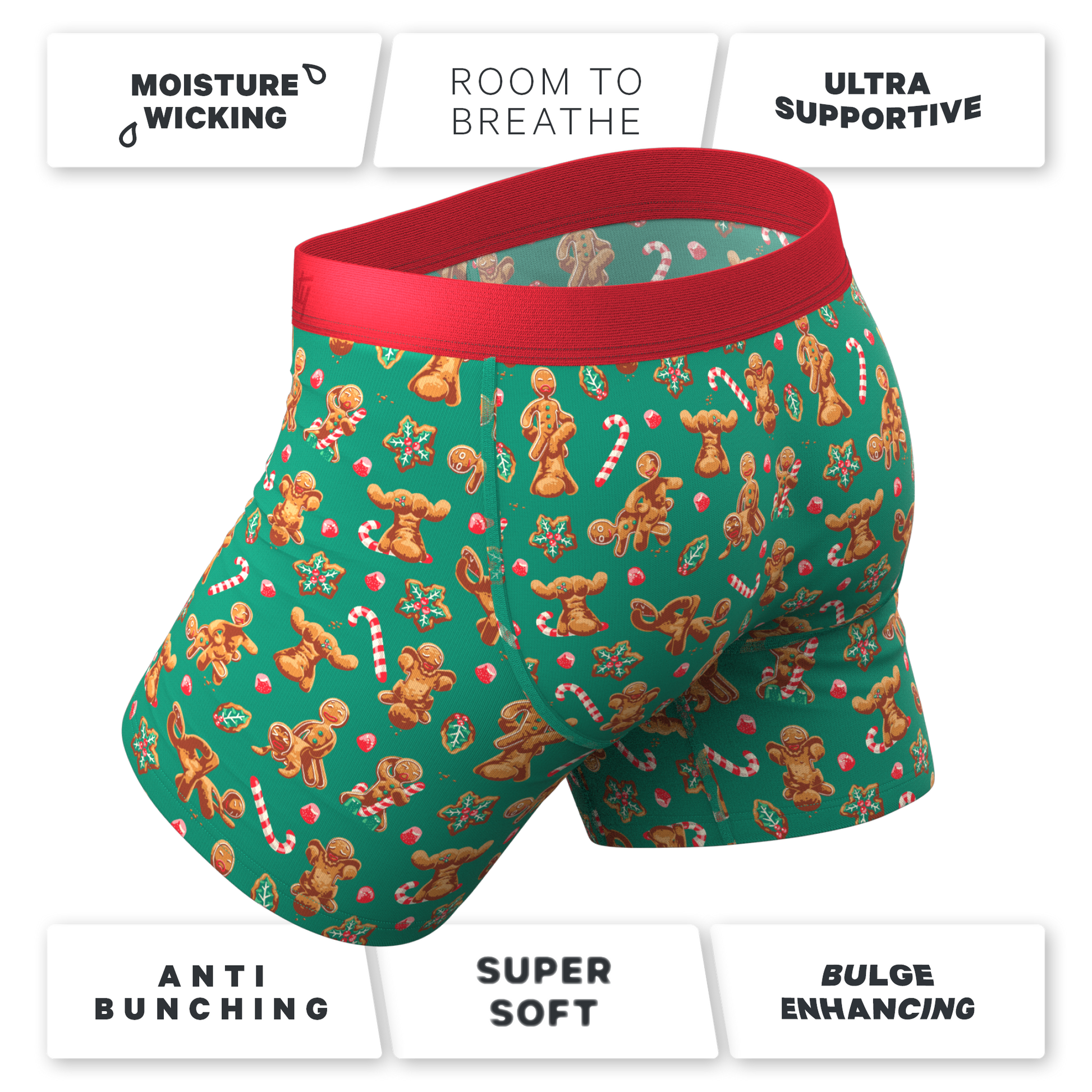  The Ginger Rail | Gingerbread Ball Hammock® Pouch Underwear