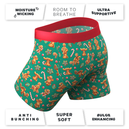  The Ginger Rail | Gingerbread Ball Hammock® Pouch Underwear With Fly