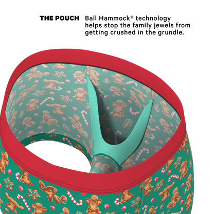  The Ginger Rail | Gingerbread Ball Hammock® Pouch Trunks Underwear