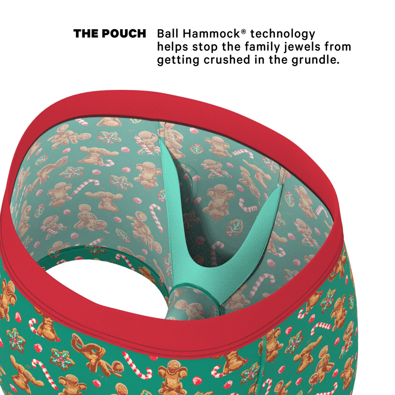  The Ginger Rail | Gingerbread Ball Hammock® Pouch Trunks Underwear