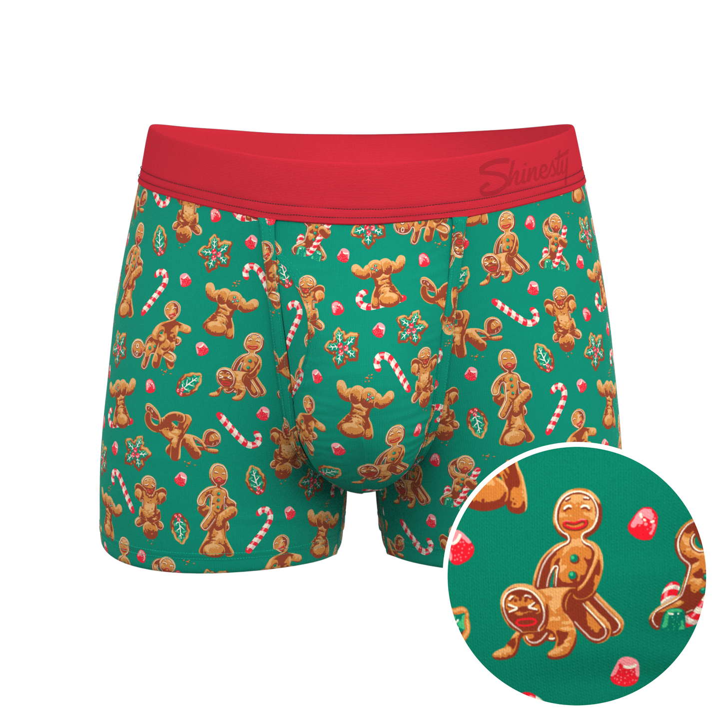  The Ginger Rail | Gingerbread Ball Hammock® Pouch Trunks Underwear