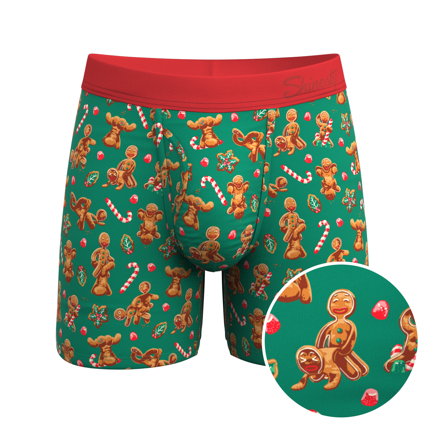 The Ginger Rail | Gingerbread Ball Hammock® Pouch Underwear With Fly