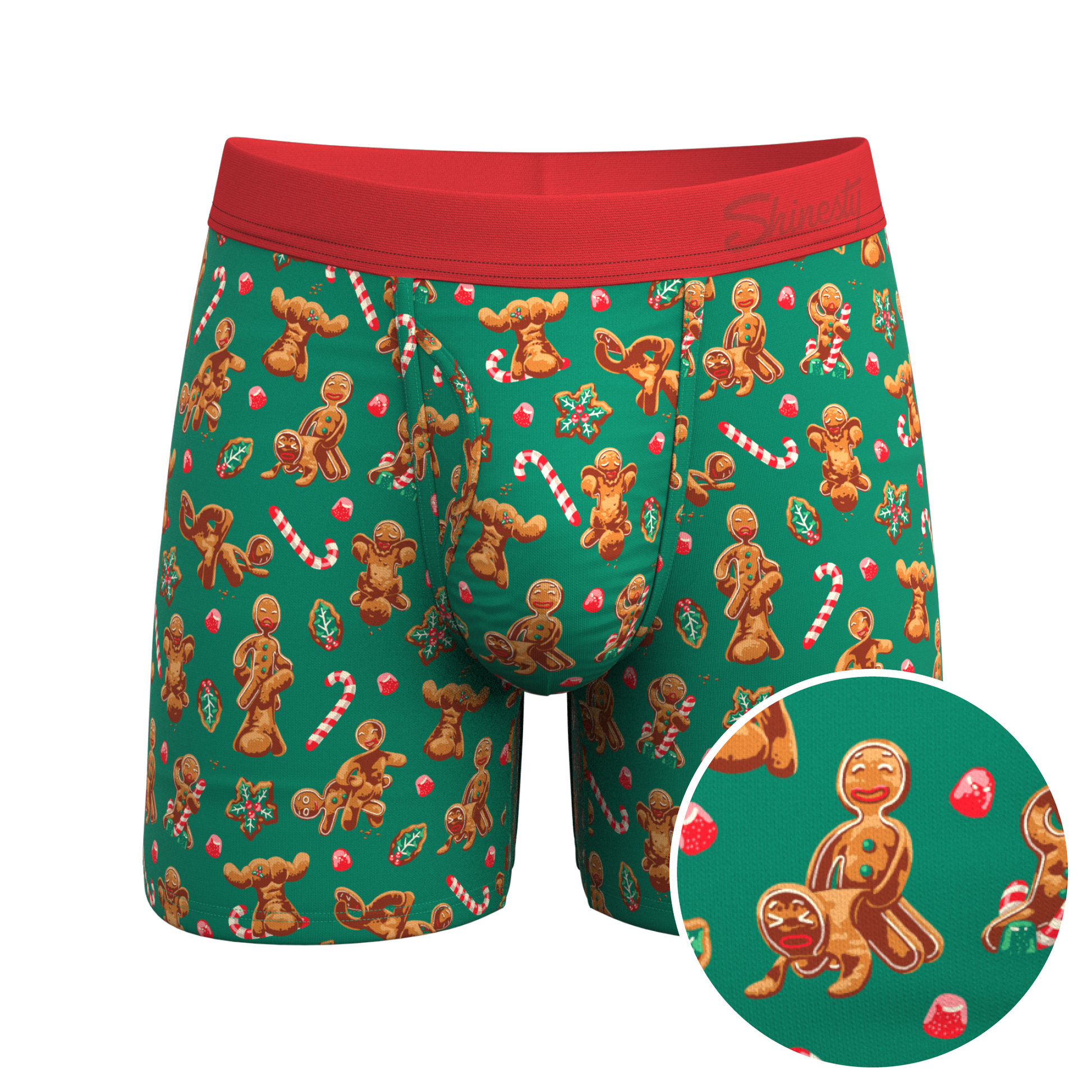  The Ginger Rail | Gingerbread Ball Hammock® Pouch Underwear With Fly