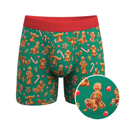  The Ginger Rail | Gingerbread Ball Hammock® Pouch Underwear With Fly