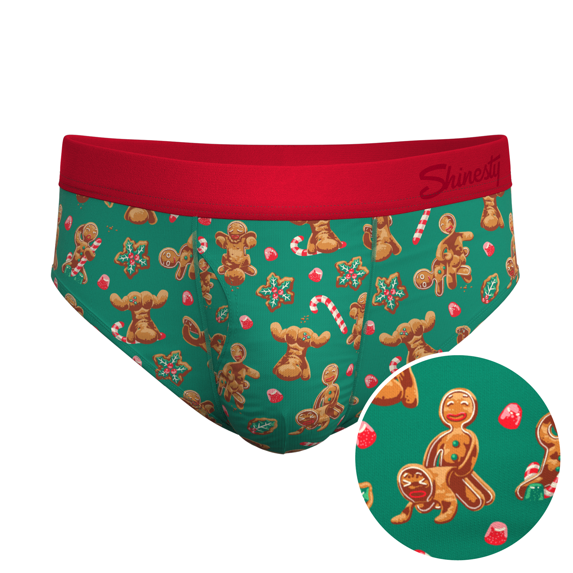  The Ginger Rail | Gingerbread Ball Hammock® Pouch Underwear Briefs