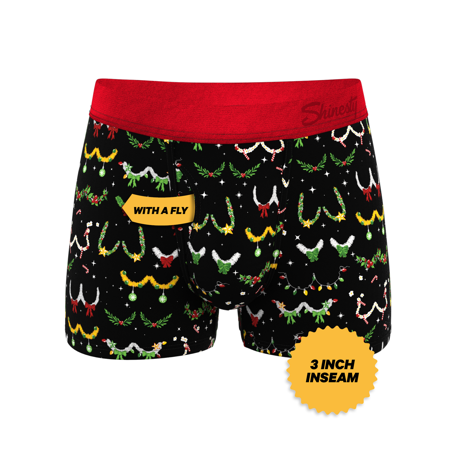  The Goodie Garland | Christmas Tinsel Busts Ball Hammock® Pouch Trunks Underwear