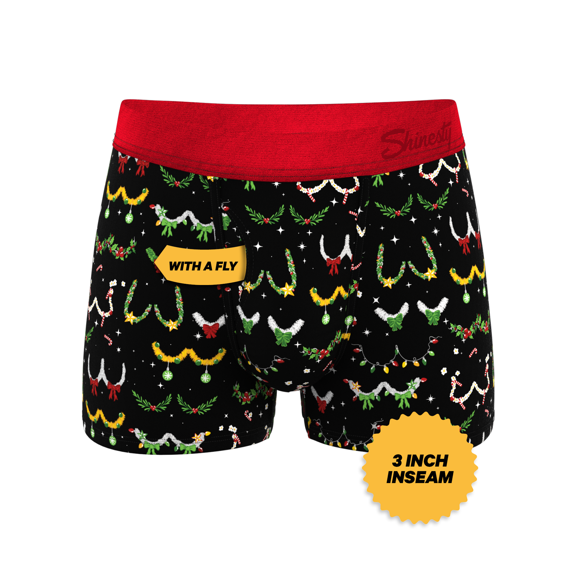  The Goodie Garland | Christmas Tinsel Busts Ball Hammock® Pouch Trunks Underwear