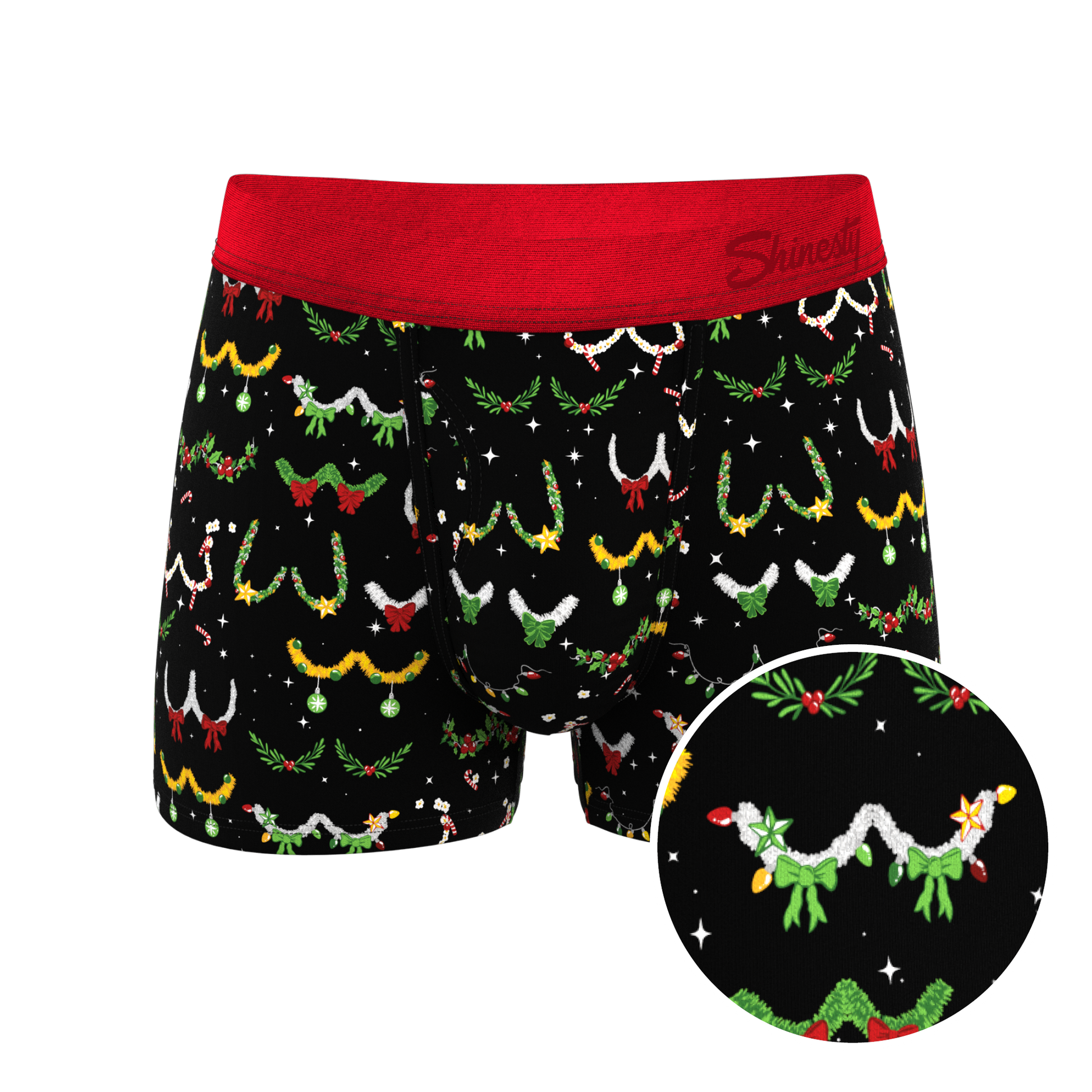  The Goodie Garland | Christmas Tinsel Busts Ball Hammock® Pouch Trunks Underwear