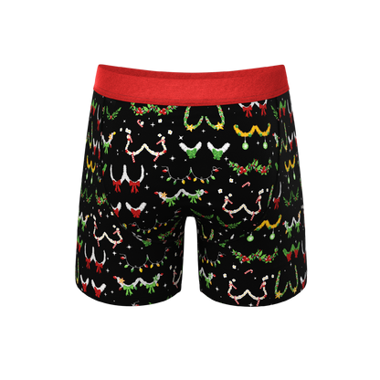  The Goodie Garland | Christmas Tinsel Busts Ball Hammock® Pouch Underwear With Fly