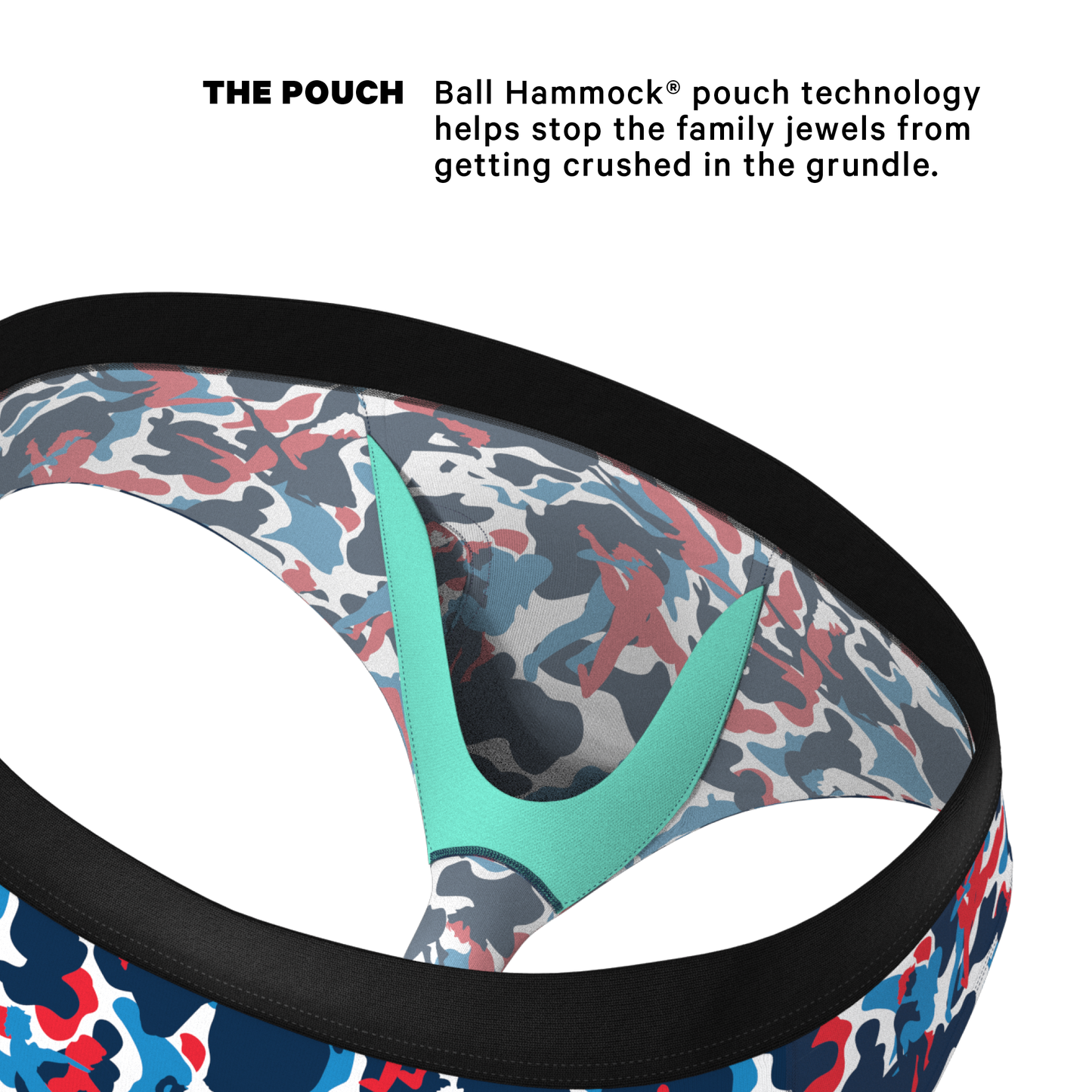  The Grand Finale | USA Camouflage Ball Hammock® Pouch Underwear Briefs